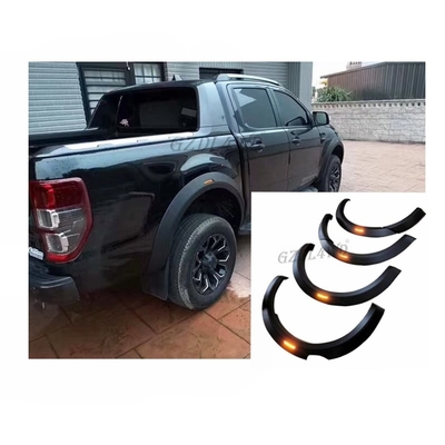 GZDL4WD 4x4 Wheel Arch Flares For Ford Ranger T7 2015-2019 With Light