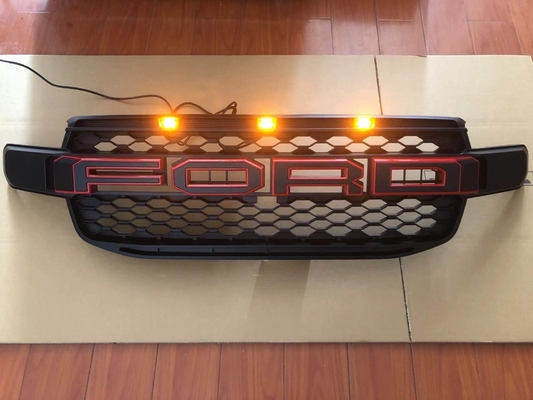 LED Car Front Grille For Ford Ranger 2022 Sport Wildtrak XLT Ranger Accessories