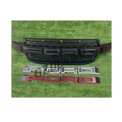 ABS Car Front Grille For Ford Ranger 2022 With Logo And Led Light