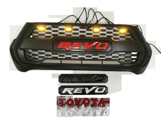 Aftermarket Front Grill Mesh For Toyota Hilux Revo Rocco 2018