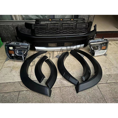 Raptor Style Front Car Bumpers Head Light For Everest Upgrade 2022+ Everest Facelifts Bodykit