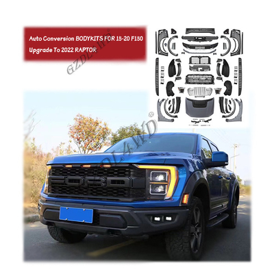 ABS Facelift Body Kit For F150 2015-2020 Upgrade To Raptor 2022 Upgrade Body Kit