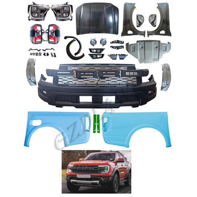 Plastic 4x4 Body Kits For Ranger T6 T7 T8 Upgrade To T9 Raptor Facelift Body Kit