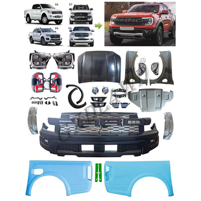 Plastic 4x4 Body Kits For Ranger T6 T7 T8 Upgrade To T9 Raptor Facelift Body Kit