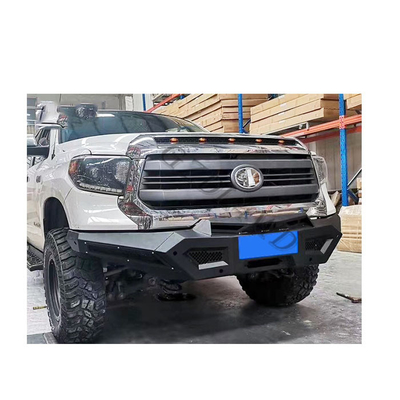 Rolled Steel Front Bumper Guard For Tundra 2007-2020 Black