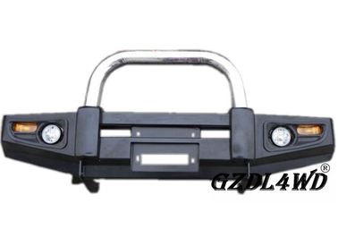 Winch Replacement Front Bumper , Rolled Steel Mitsubishi Off Road Truck Bumpers