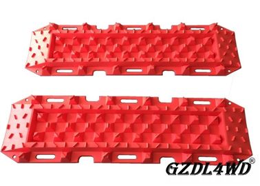 PA66 Off Road Traction Mats , Off Road Sand Ladders Red Color 120cm X 33cm X 6cm
