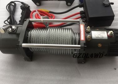 12v Truck Heavy Duty Electric Winch 8.3mm Steel Wire 9500lbs For Off Road