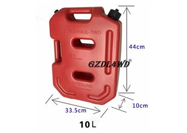 10 / 20 Liter Red Off Road Fuel Tank Easy To Carry / 4x4 Truck Parts