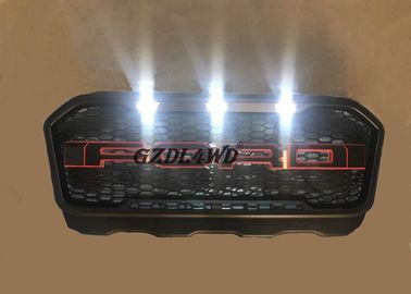 ABS Plastic Front Grill Mesh With LED For Ranger PX 2015 2016 2017