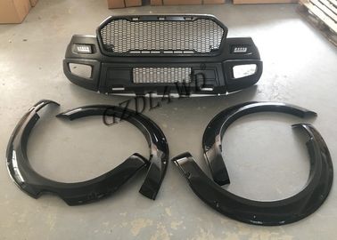 Matte Black Front Bumper 4x4 Body Kits For Ranger 15 - 17 With Fog Lights