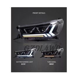 12V LED Modified Headlight For Toyota Hilux Revo Rocco  2015+ / 4x4 Auto Accessories