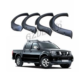 4 doors Truck 4x4 Wheel Arch Flares For Nissan Navara D40 Parts With Rubber Trim