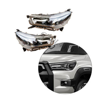 Car Headlights Suit Toyota Hilux 2021 4x4 Body Kits Facelift LED Headlight