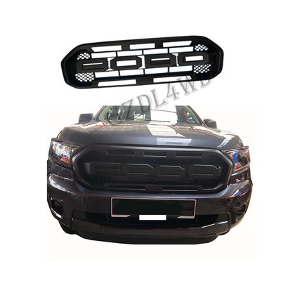 Ford Ranger Raptor 2018 T8 Front Car Bumper Mesh With Light