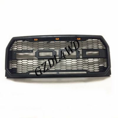 Ford F150 2015-2017 Raptor Style ABS Front Grille With 3 LED