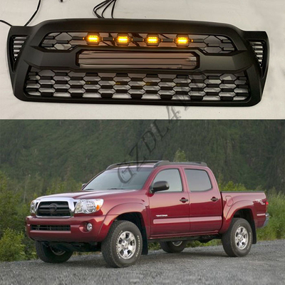 Plastic LED Front Grill Mesh Suit Toyota Tacoma 2005-2011 Pickup Truck