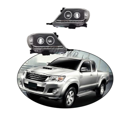 Custom LED Headlights For Toyota Hilux Kun 2005 2014 Hilux Vigo Front Lights