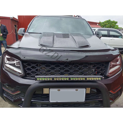 Gloss Black Front Grill Mesh For VW Amarok Auto Grille