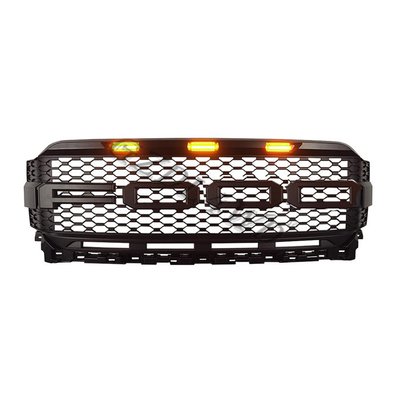 2021 2022 High Quality Wholesale Products Car Body Parts Accessories Front Grille With Led Lamp For Ford F150