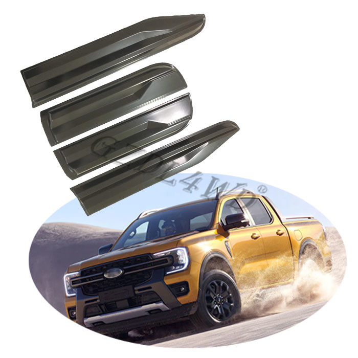4x4 Auto Body Kits Door Moulding For Ford Ranger 2022 ABS Black