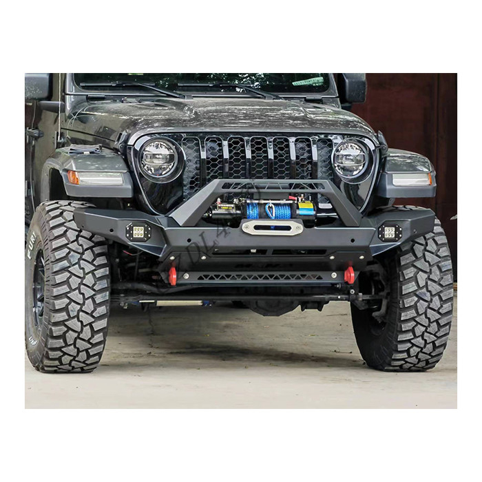 Steel Car Front Bumper For Wrangler Gladiator 2024 Front Bull Bar