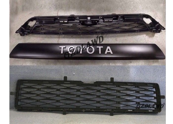 Custom Front Grill Mesh TRD PRO Style For Toyota 4Runner 2014 - 2018 / Car Exterior Parts