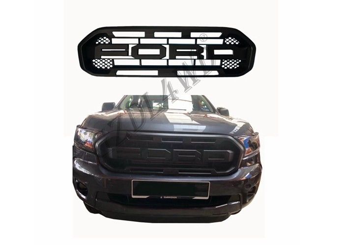 Ranger Body Kit Ford Ranger Raptor Front Grille Matte Black Durable ABS Material