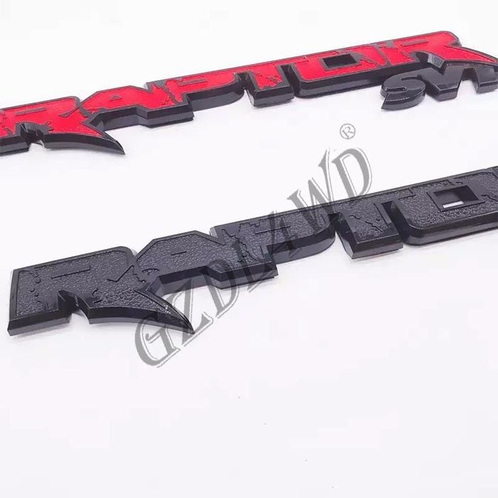 14.7' 4x4 Body Kits F150 plastic AM TAPE Raptor Suv Tailgate Emblem Ranger Raptor Mark