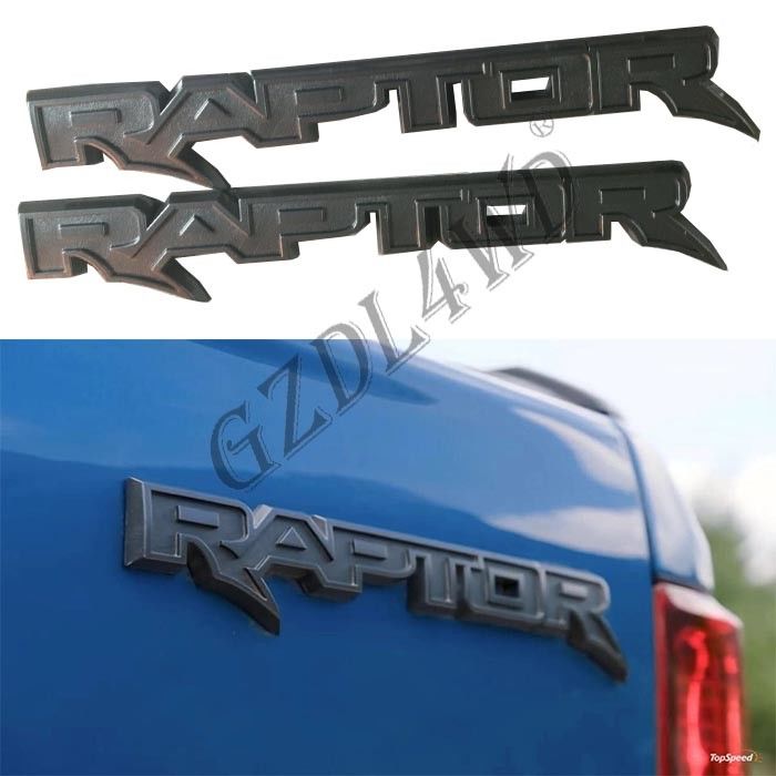 Genuine Rear Logo Tailgate Car Part Grey Raptor For Ford Ranger Raptor 4x4 2012 - 2019