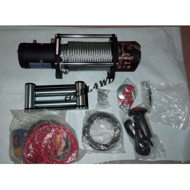 4x4 Off - Road 9500lbs Synthetic Heavy Duty Electric Winch For Universal Car