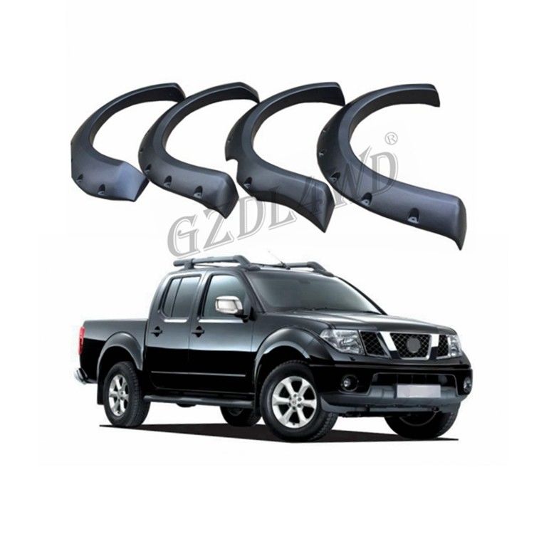 Wheel Arch Frontier Fender Flares Fit Nissan Navara D40 Black Textured