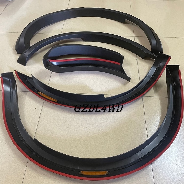 Wheel Arch Fender Flares 4x4 Fender Flare For Ford Ranger T7 T8 2015-2019 With Reflective Sticker