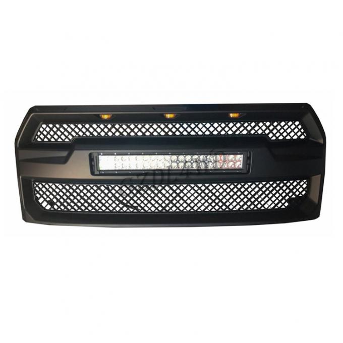 2018 2019 Ford Raptor F150 Mesh Grille With DRL Lights ...